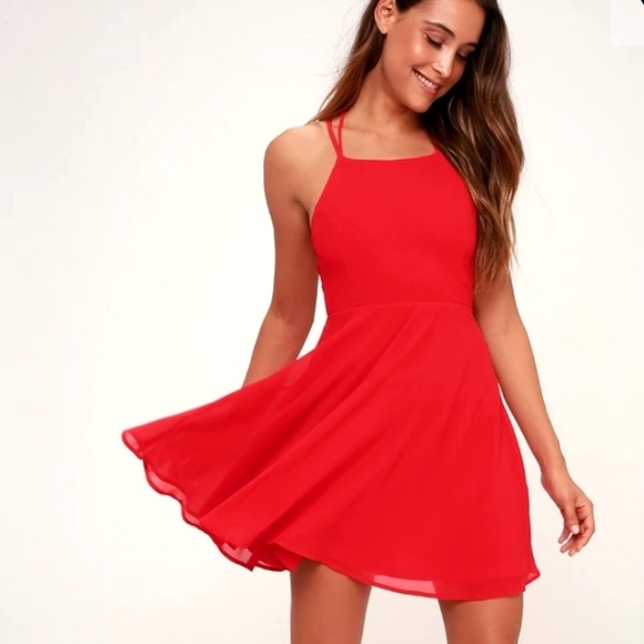 Lulus Dresses & Skirts - Lulus Red Mini Dress